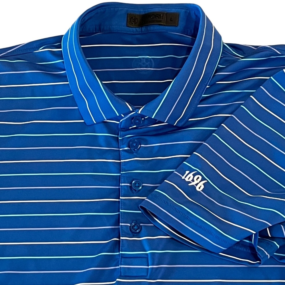 G/Fore Polo Shirt Mens L 1696 Jonathon's Landing Jupiter FL Performance